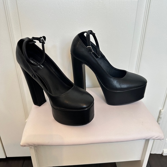 Call It Spring Shoes - Call It Spring Black Mary Jane Platform Pumps